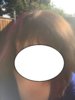 10-22-17 washed, dried, styled only way I can wear my hair with tons of hairspray mask.jpg