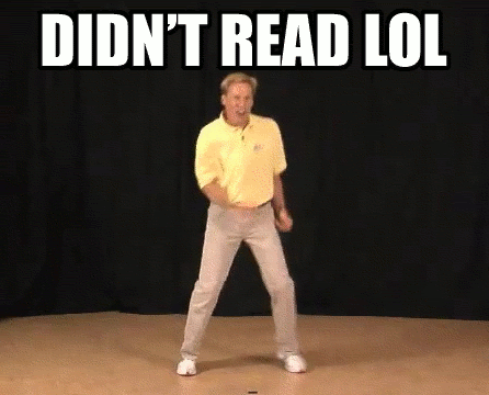 DidntReadLolYellowShirt.gif