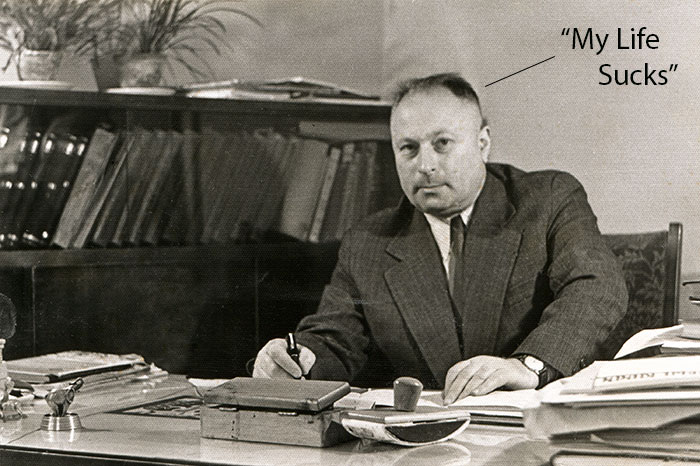 Vintage Bald Guy