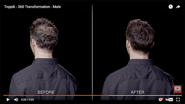 Toppik Before and After Video