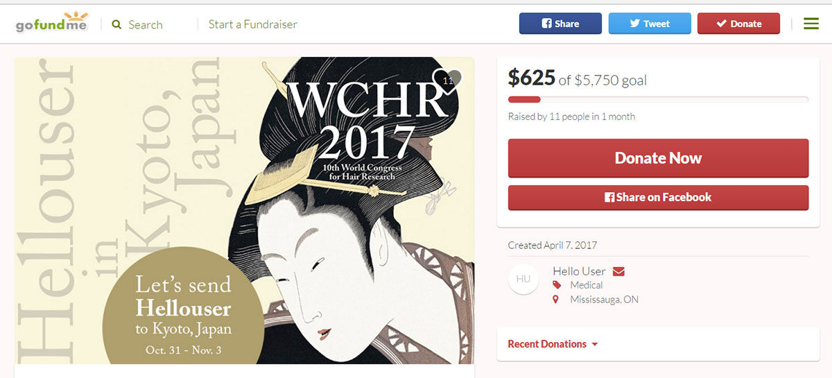 Send Hellouser to 10th World Congress in Japan