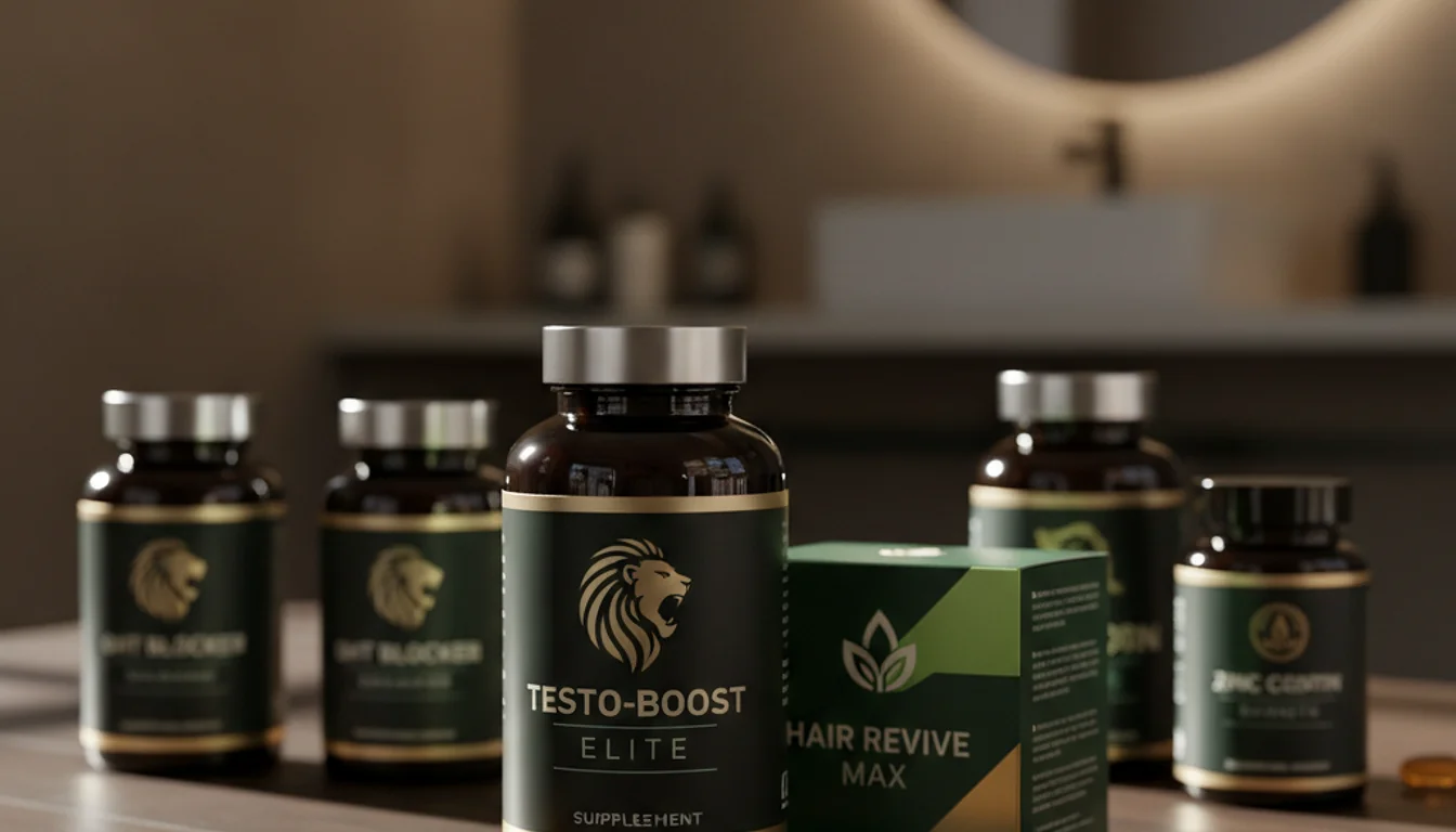 Best Supplements for Testosterone and Hair Growth Men - relevant illustration