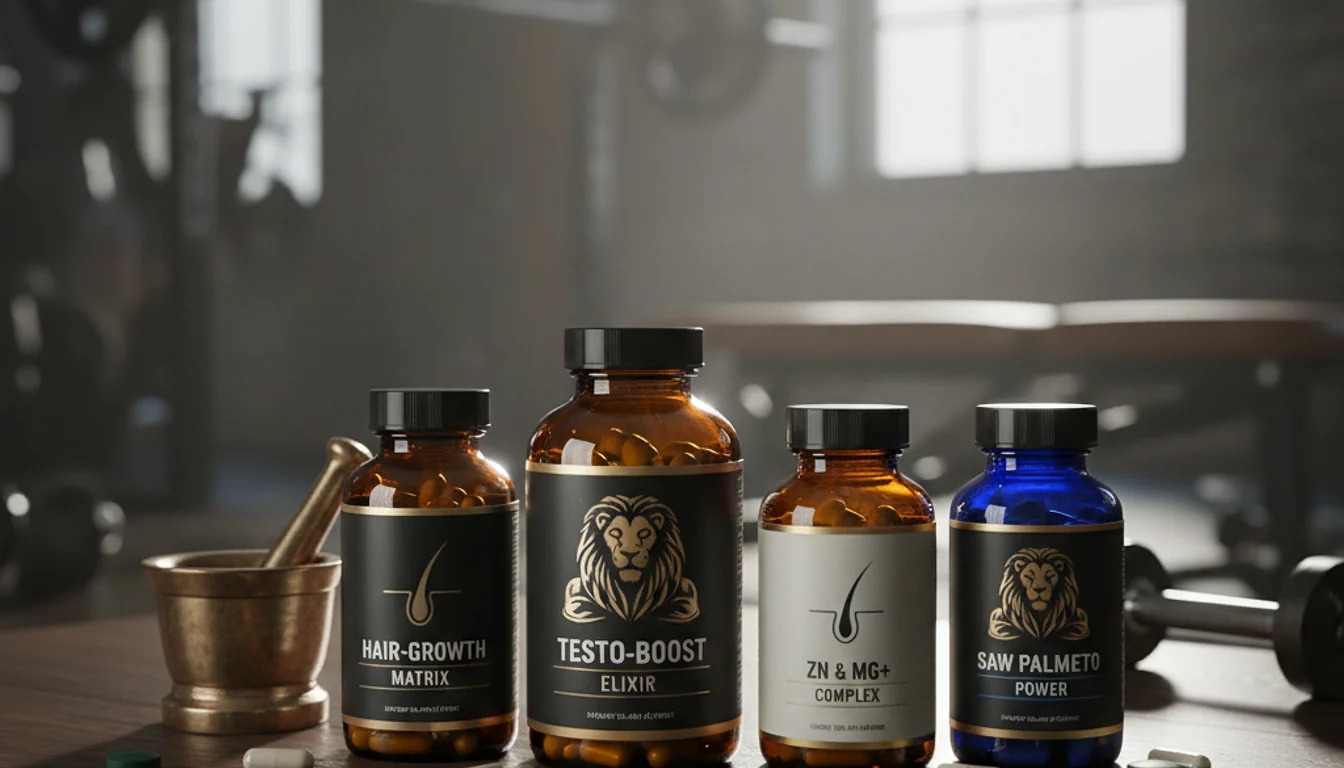 Best Supplements for Testosterone and Hair Growth Men