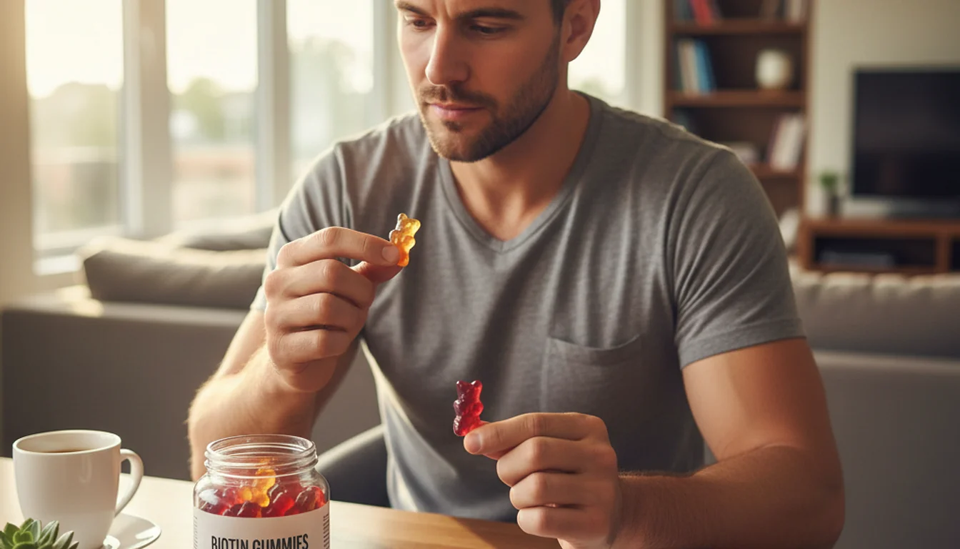 Biotin Gummies for Hair Growth Men: Do They Work Alone? - relevant illustration