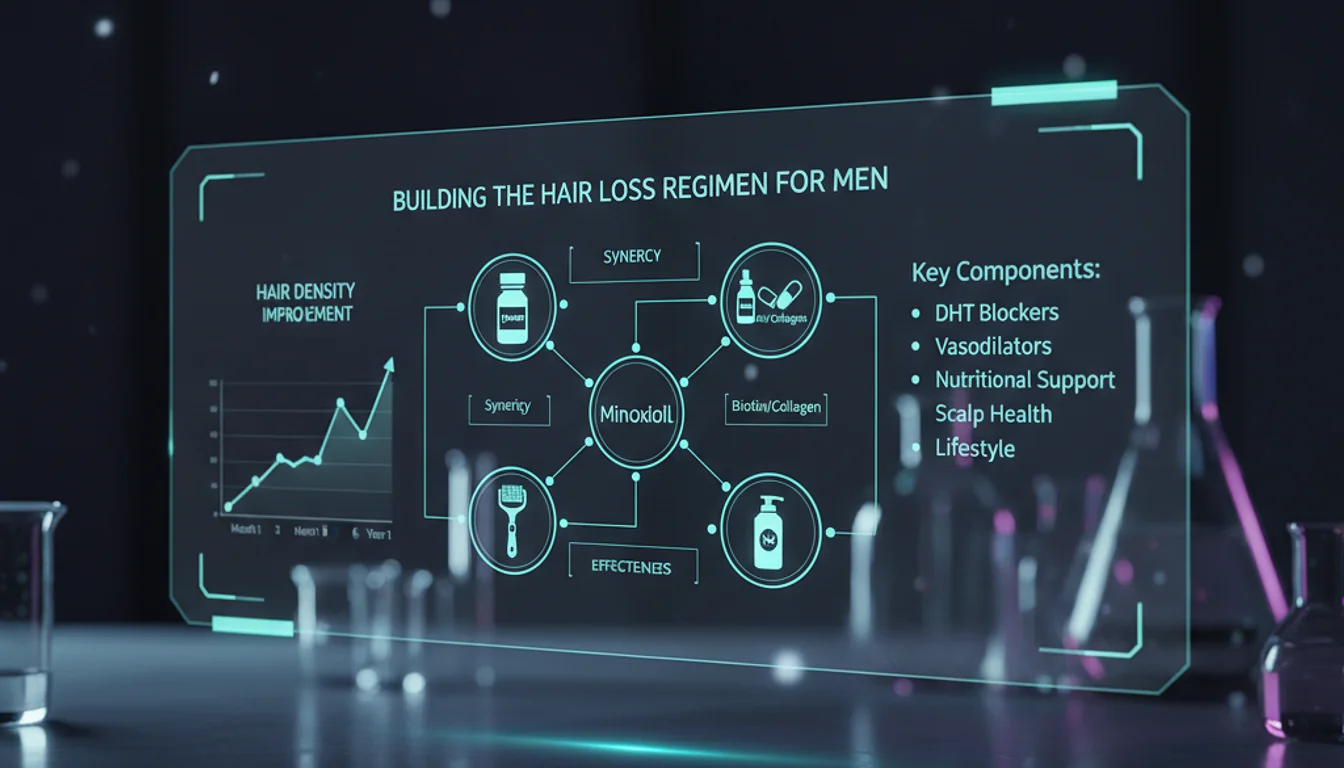 Building the Perfect Hair Loss Stack for Men - relevant illustration