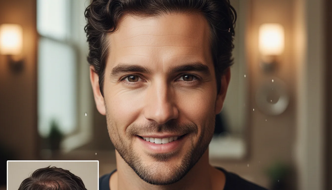 Combination Therapy Hair Loss Men: Finasteride + Minoxidil Results - relevant illustration