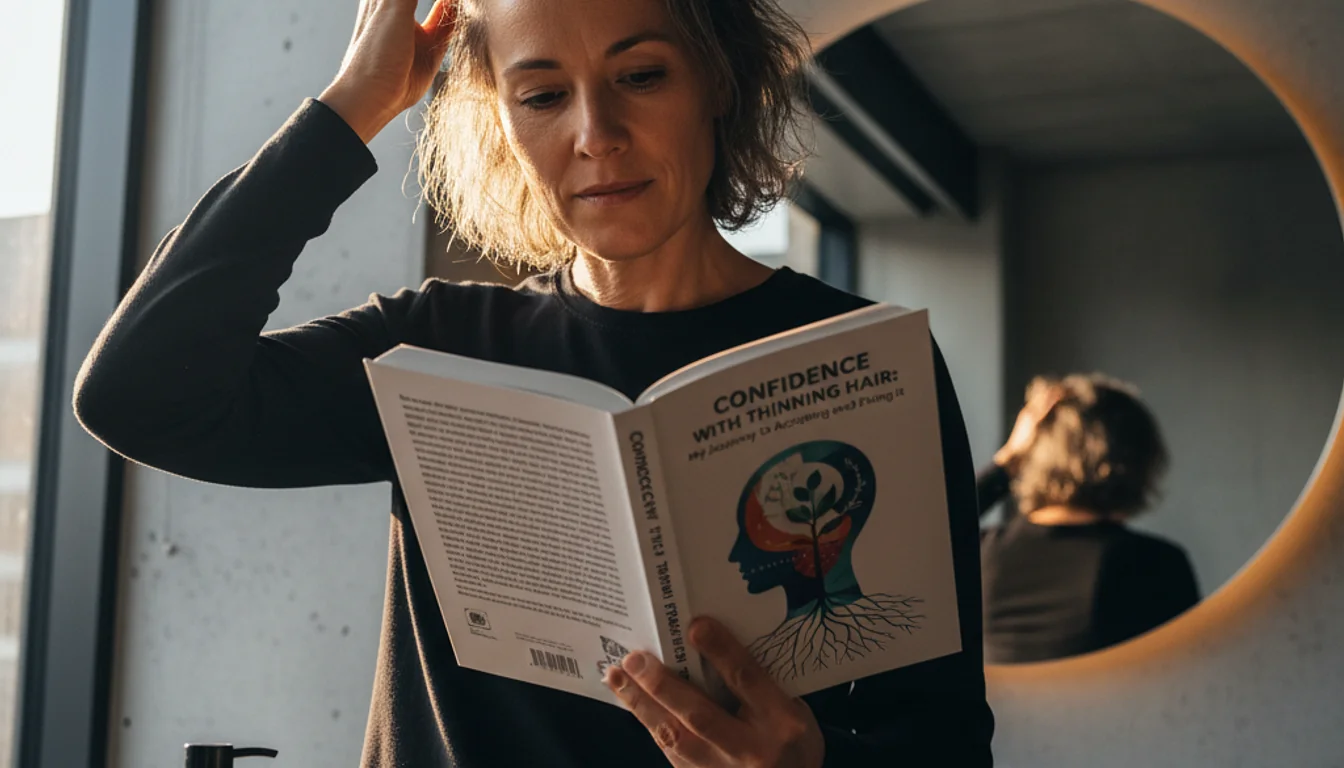 Confidence with Thinning Hair: My Journey to Accepting and Fixing It - relevant illustration