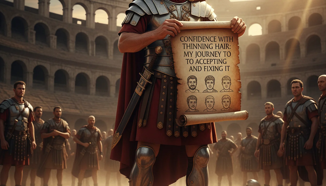 Confidence with Thinning Hair: My Journey to Accepting and Fixing It - relevant illustration