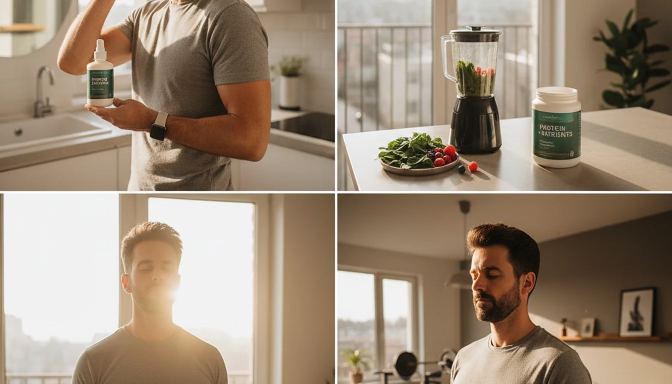 Daily Habits for Better Men's Health and Fuller Hair in 2026 - relevant illustration