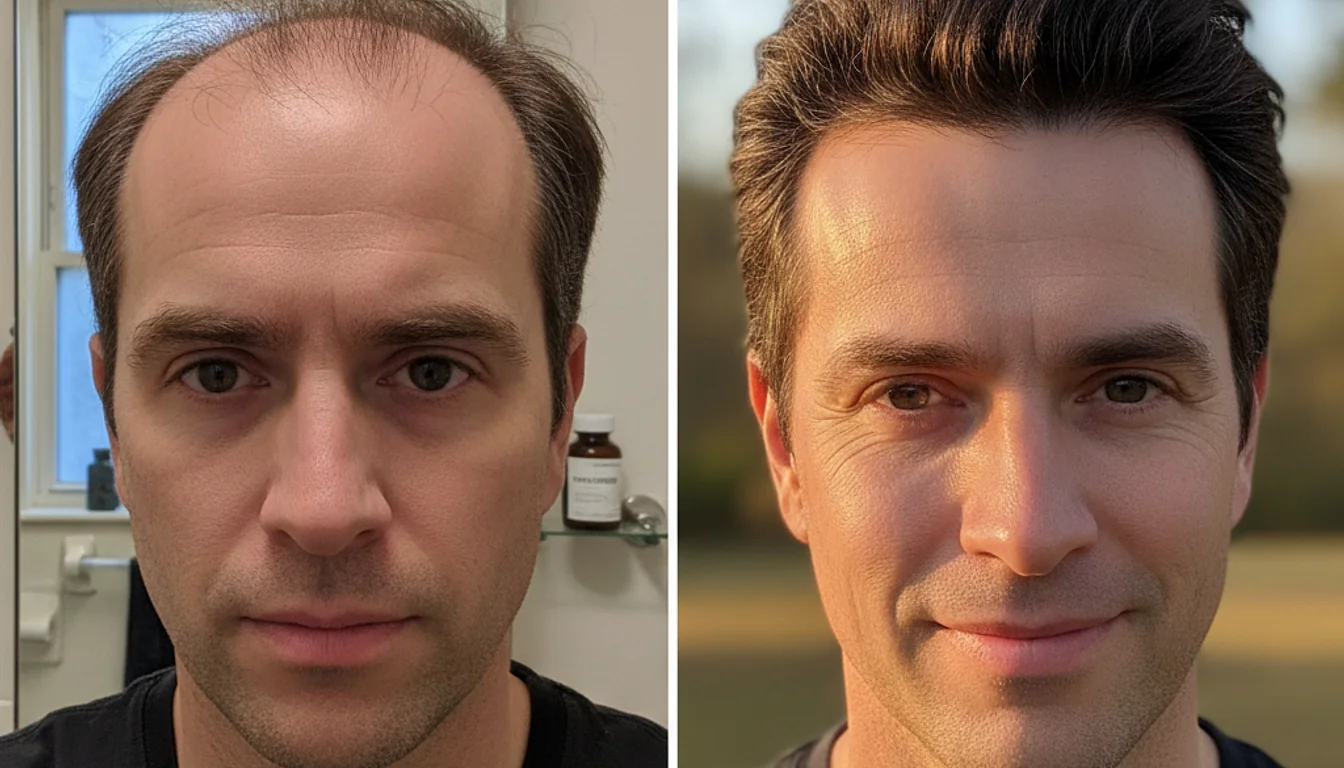 Dutasteride Before and After: Stronger Results Photos - relevant illustration