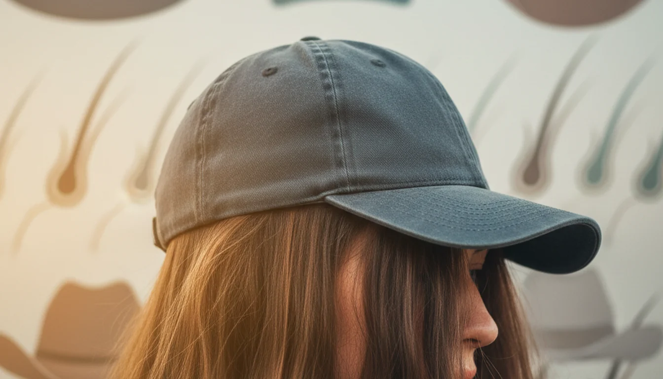 Hats and Hair Loss Myth: Does Wearing Caps Cause Balding? - relevant illustration