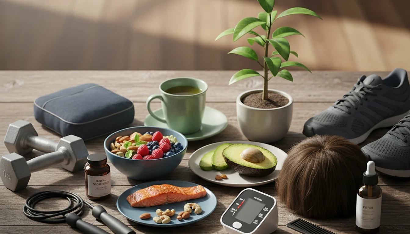 Heart Health Tips for Men That Also Prevent Hair Loss - relevant illustration