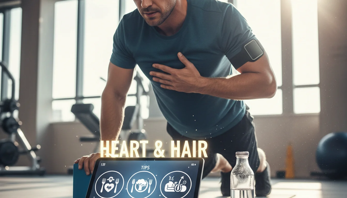 Heart Health Tips for Men That Also Prevent Hair Loss - relevant illustration