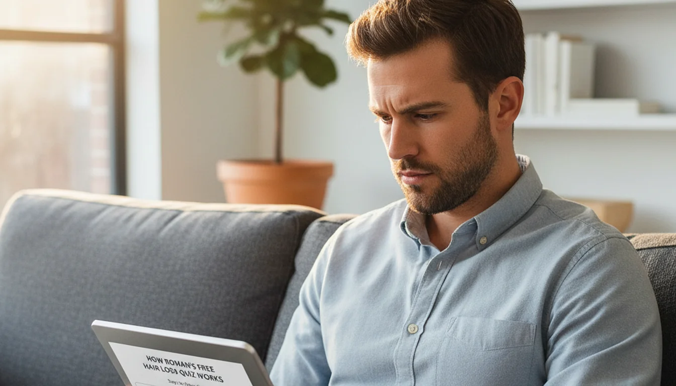 How Roman's Free Hair Loss Quiz Works: Step by Step Guide - relevant illustration