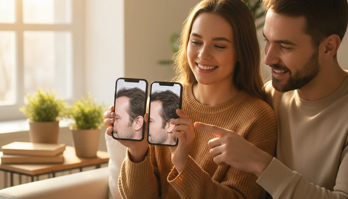 How to Track Hair Regrowth Progress with Photos - relevant illustration