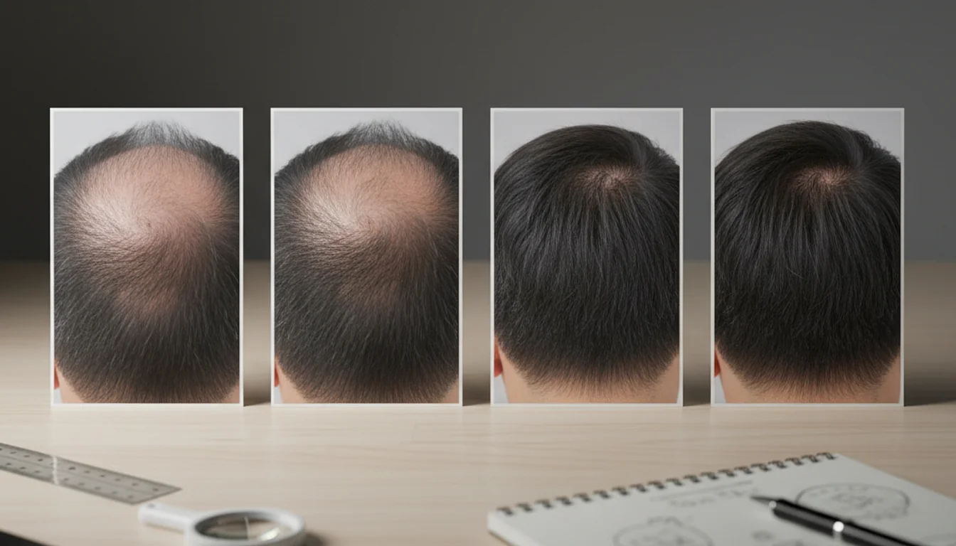 How to Track Hair Regrowth Progress with Photos - relevant illustration