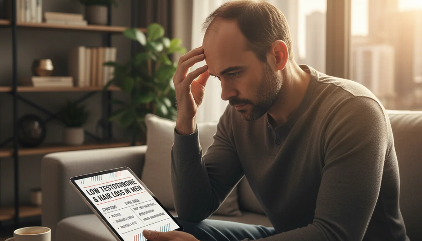 Low Testosterone and Hair Loss in Men: Symptoms and Fixes 2026 - relevant illustration