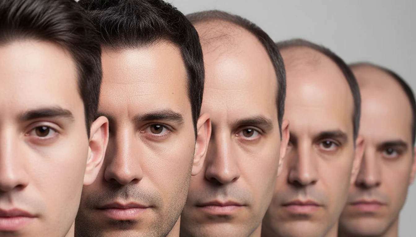 Male Pattern Baldness Stages: How to Tell If You're Norwood 3 or Worse - relevant illustration