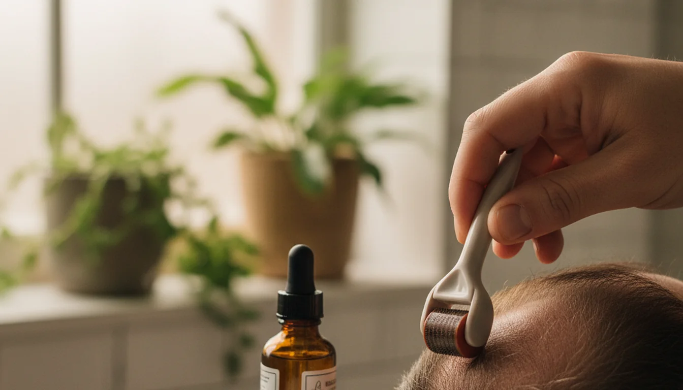 Microneedling with Minoxidil Guide: Weekly Protocol - relevant illustration