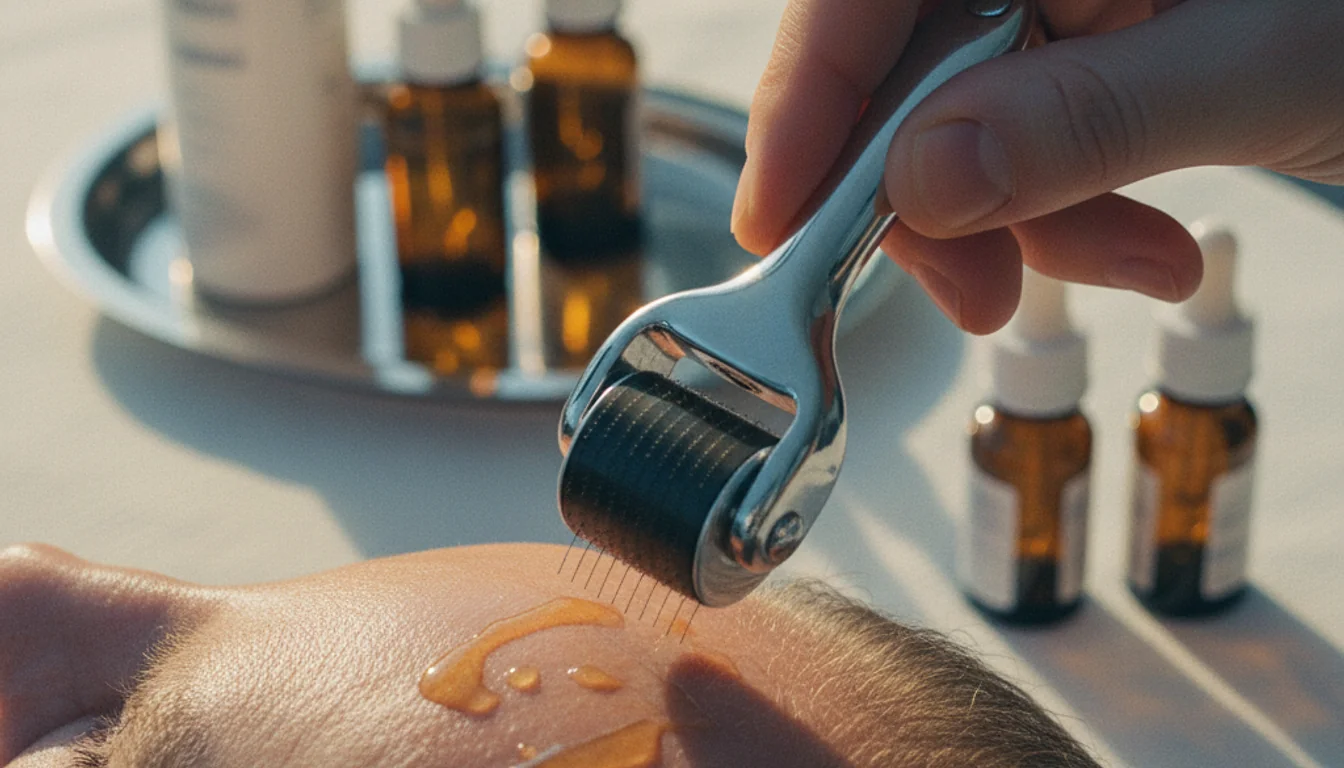 Microneedling with Minoxidil Guide: Weekly Protocol - relevant illustration