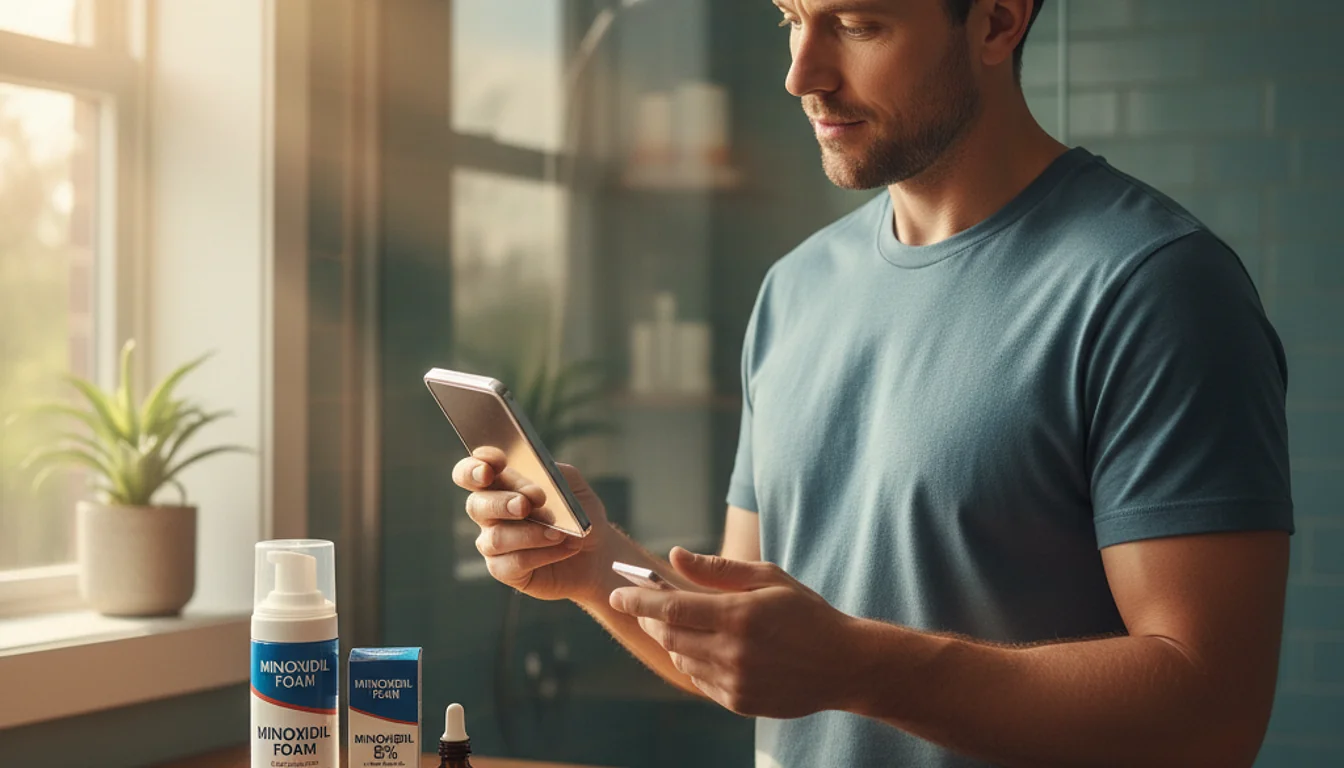 Minoxidil 5% Foam vs Solution for Men: Which Is Better for Regrowth? - relevant illustration