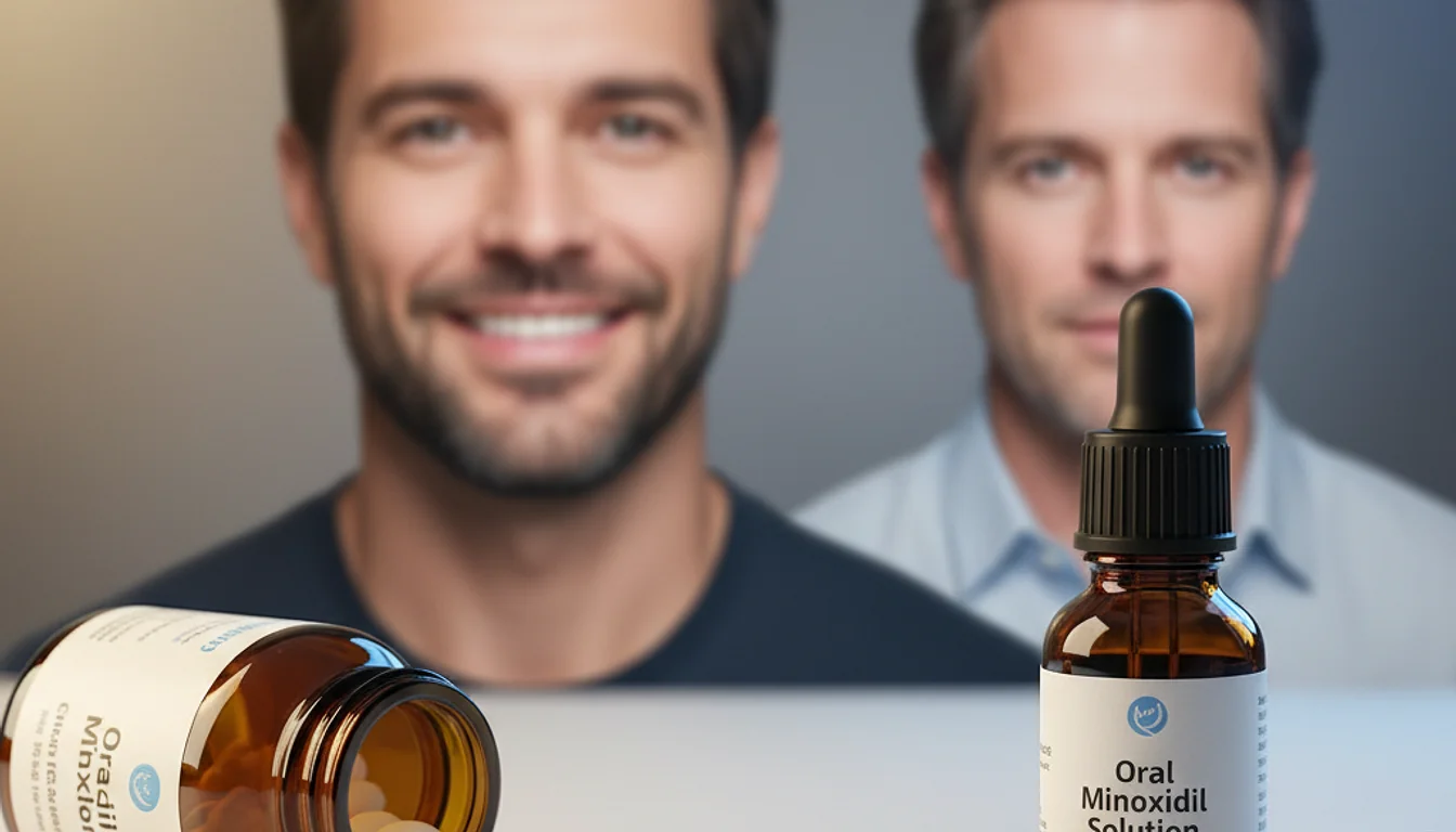 Oral Minoxidil for Hair Loss Men: Low Dose Results and Side Effects - relevant illustration