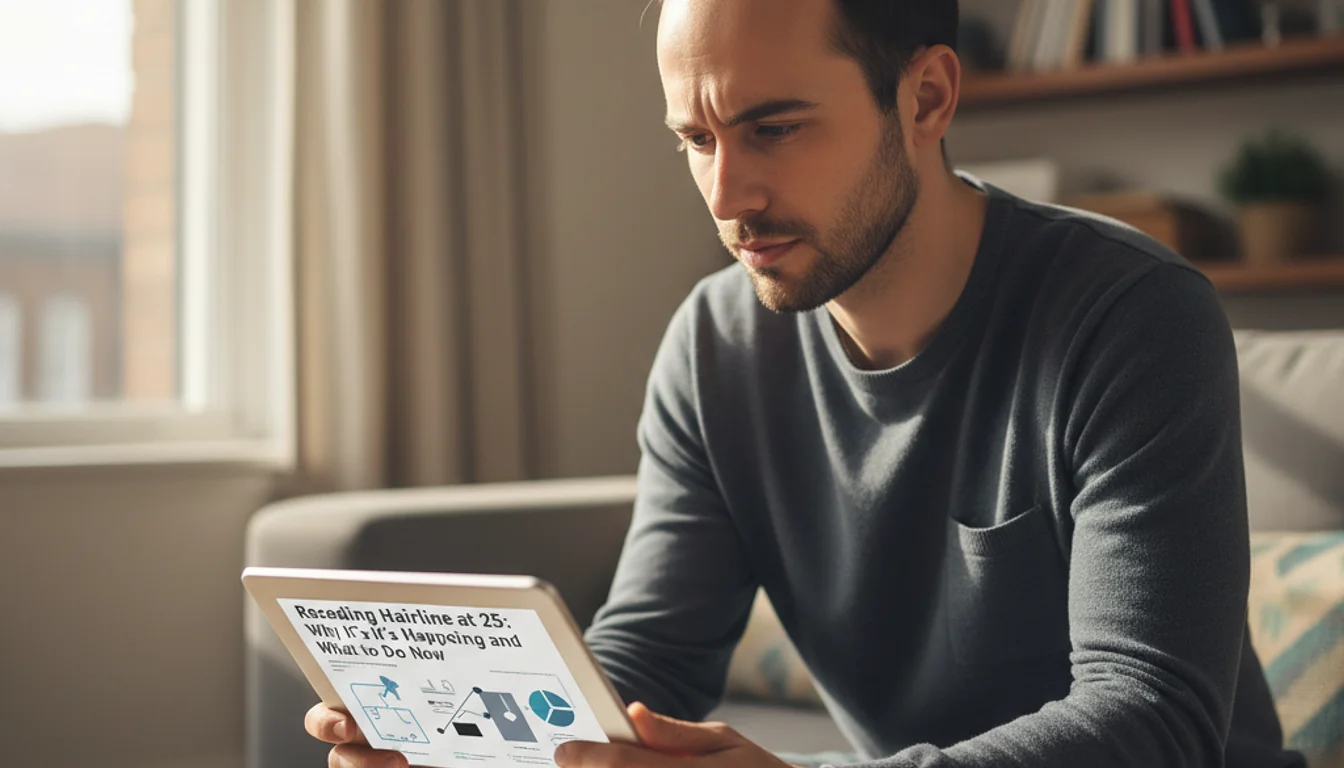 Receding Hairline at 25: Why It’s Happening and What to Do Now