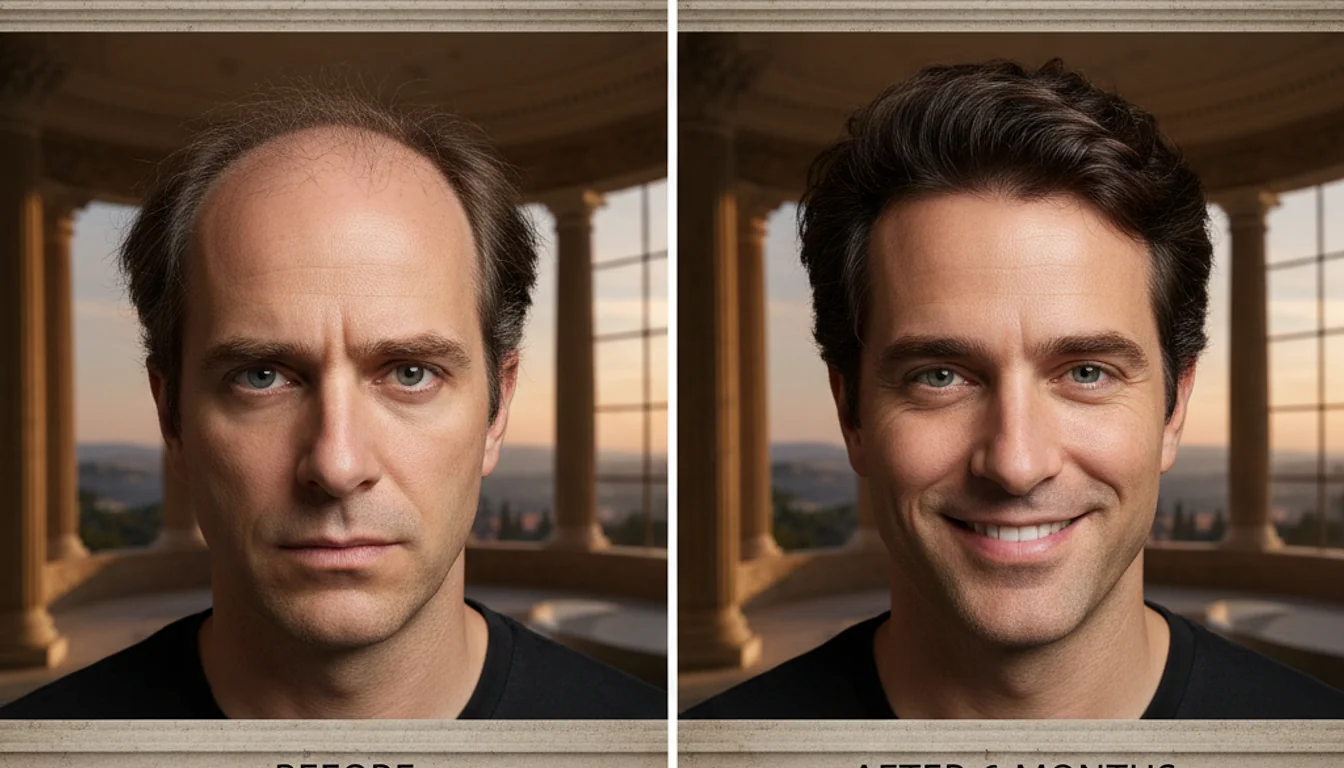 Roman Hair Loss Before and After 6 Months: My Real Photos - relevant illustration