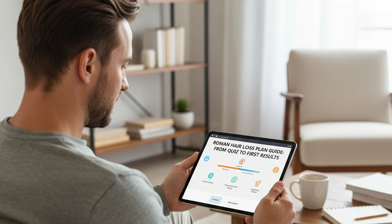 Roman Hair Loss Plan Guide: From Quiz to First Results - relevant illustration