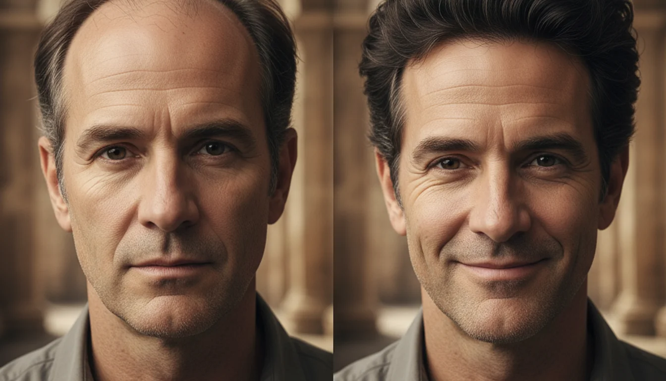 Roman Hair Loss Results Men Over 40: What to Expect - relevant illustration