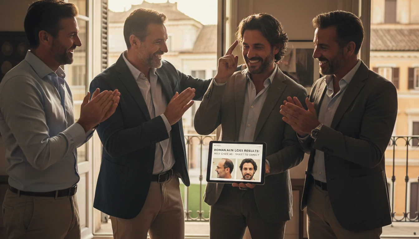 Roman Hair Loss Results Men Over 40: What to Expect - relevant illustration