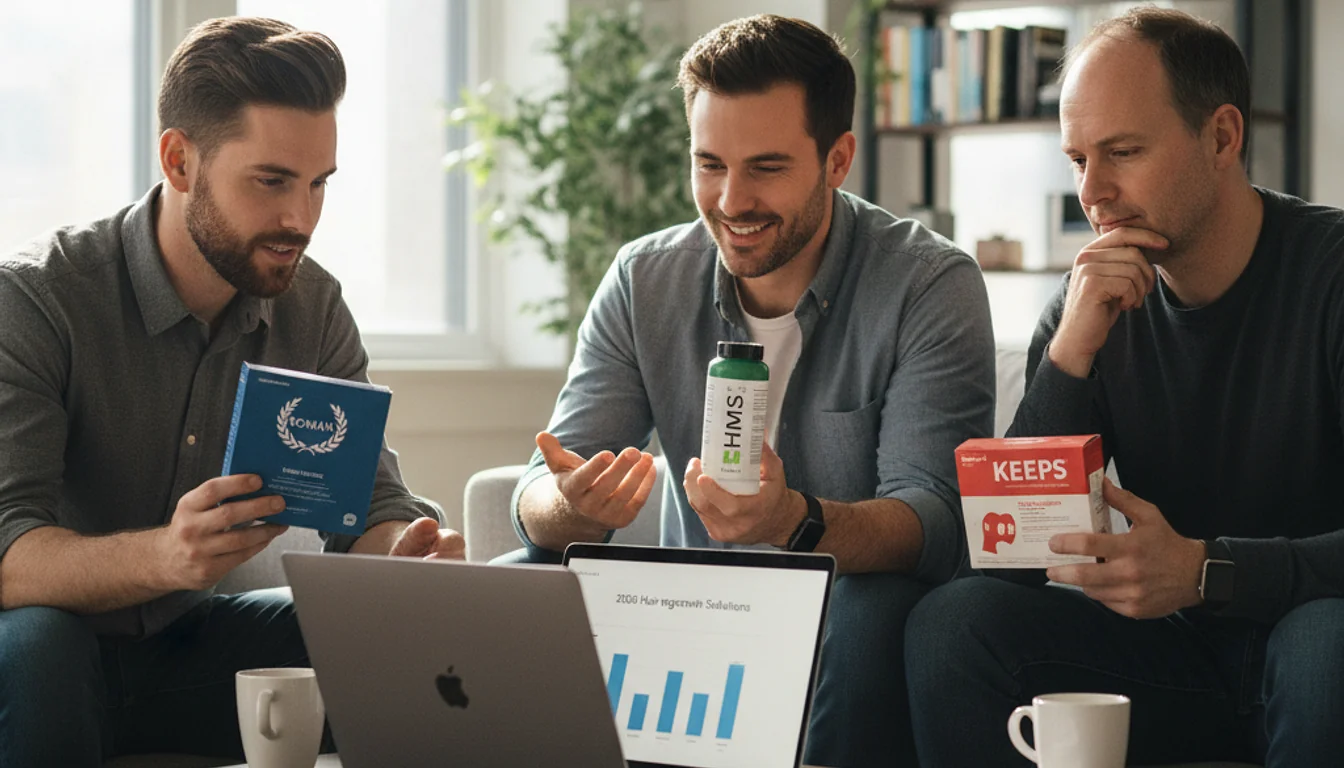 Roman vs Hims vs Keeps 2026: Which Is Best for Hair Regrowth? - relevant illustration