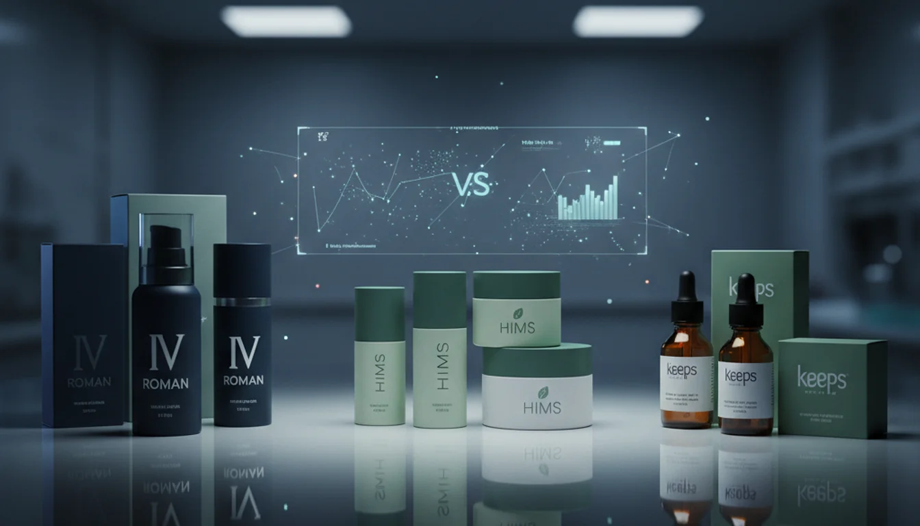 Roman vs Hims vs Keeps 2026: Which Is Best for Hair Regrowth?