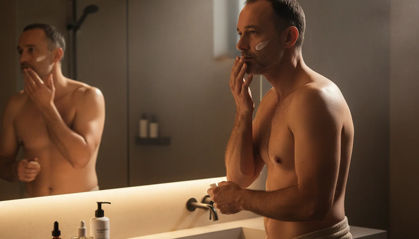 Skin Care Routine for Men with Thinning Hair