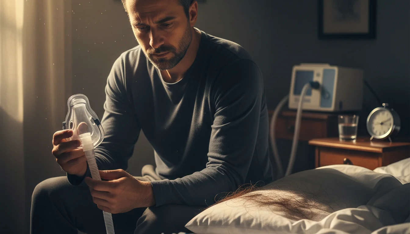 Sleep Apnea and Hair Loss in Men: The Hidden Link - relevant illustration