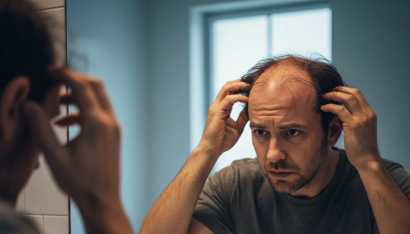 Sudden Hair Loss in Men: When to Worry and See a Doctor - relevant illustration