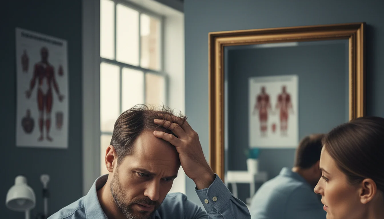 Sudden Hair Loss in Men: When to Worry and See a Doctor - relevant illustration