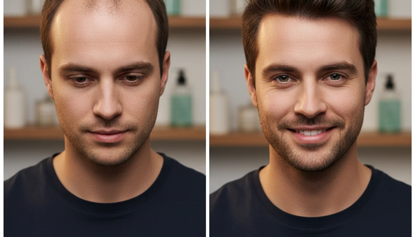 Topical Finasteride Before and After Men 2026