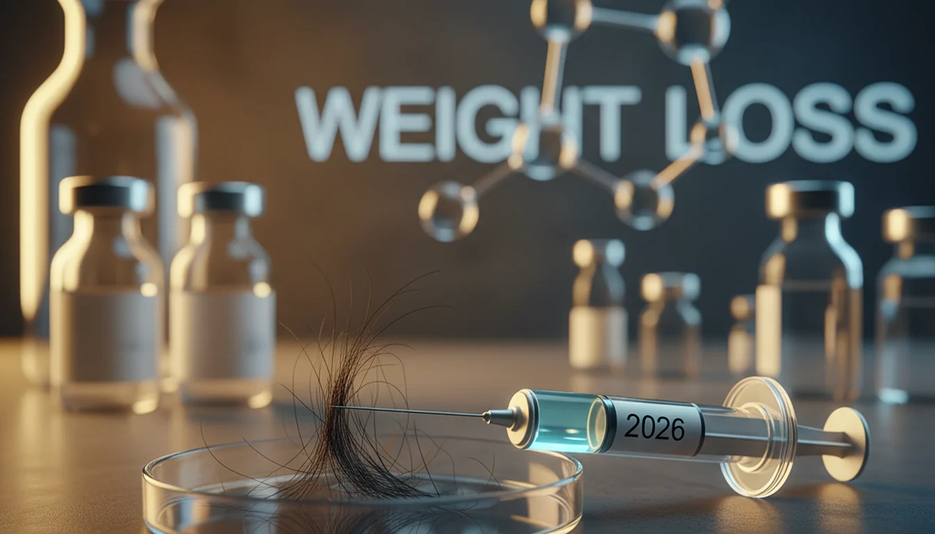 Weight Loss Injections 2026: Do They Cause Hair Shedding? - relevant illustration