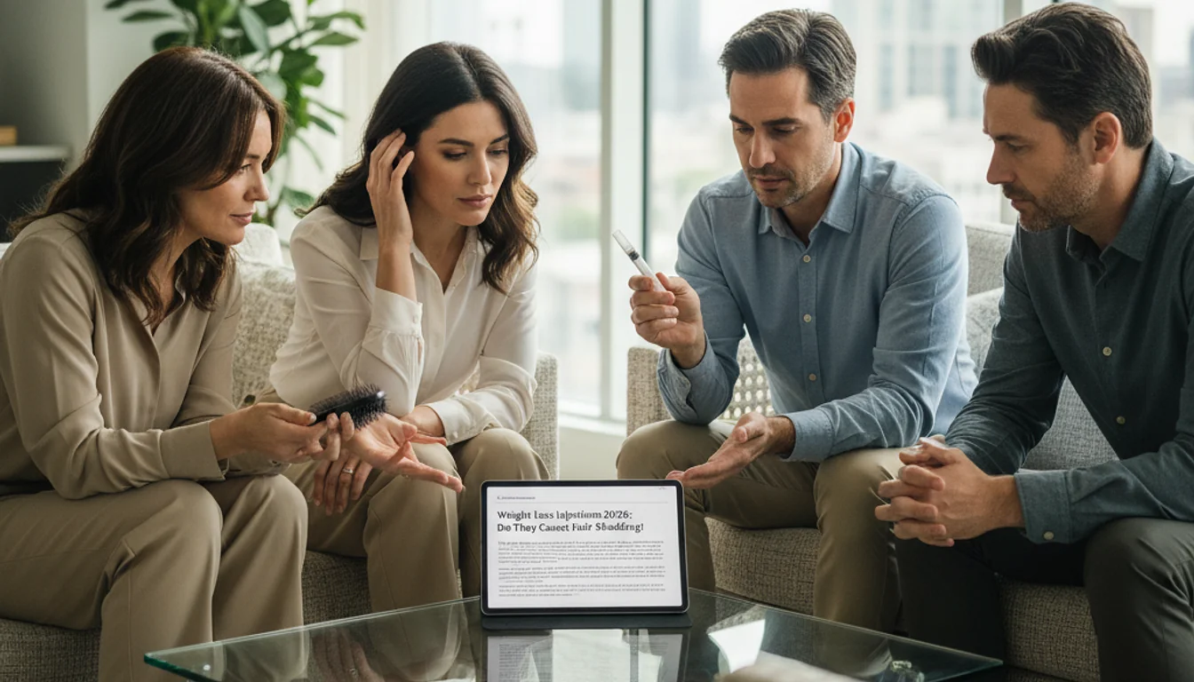 Weight Loss Injections 2026: Do They Cause Hair Shedding? - relevant illustration