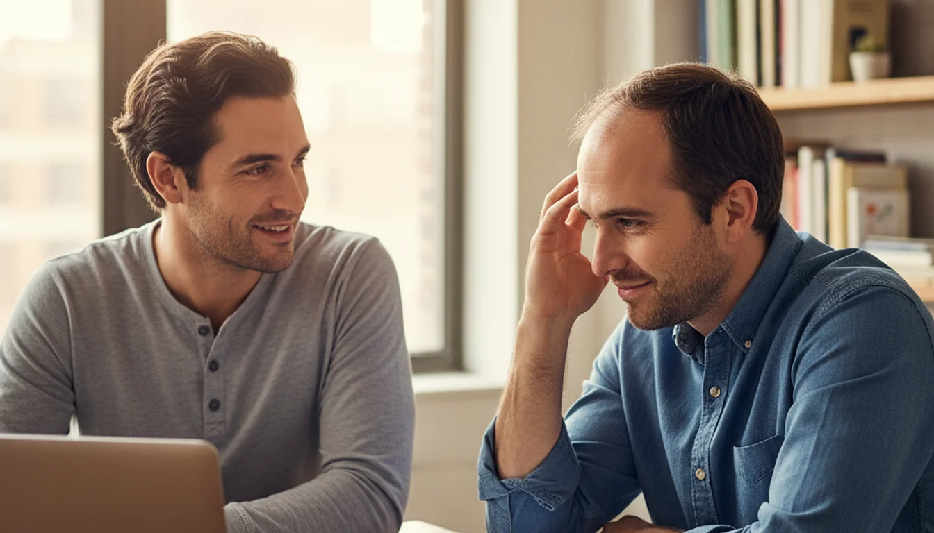 Widow's Peak vs Receding Hairline: What's Normal in Your 30s? - relevant illustration