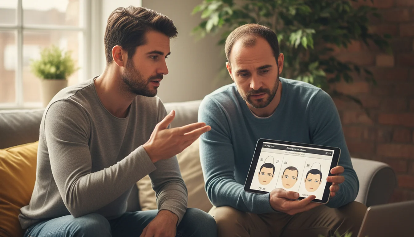 Widow's Peak vs Receding Hairline: What's Normal in Your 30s? - relevant illustration