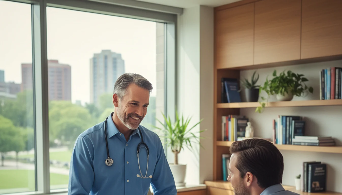 best men's health doctor near me - relevant illustration