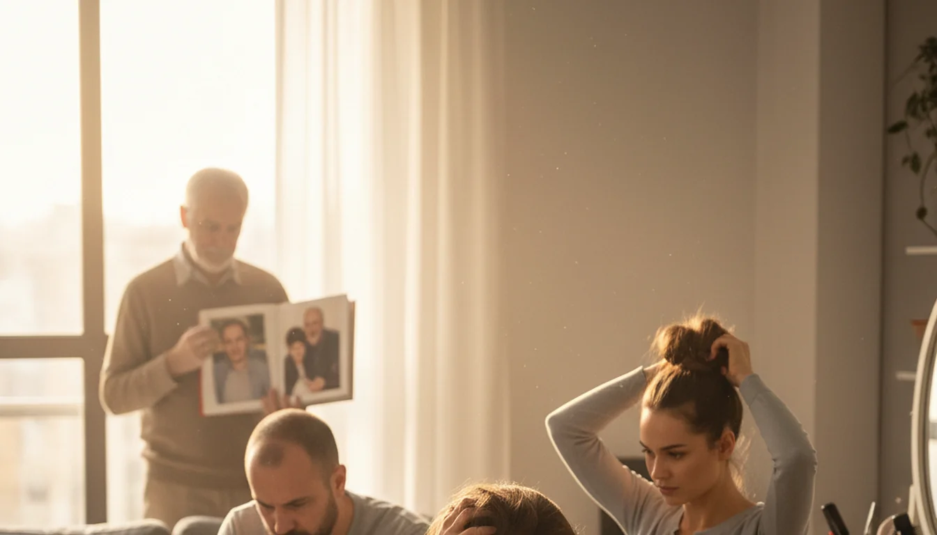 hair loss causes - relevant illustration