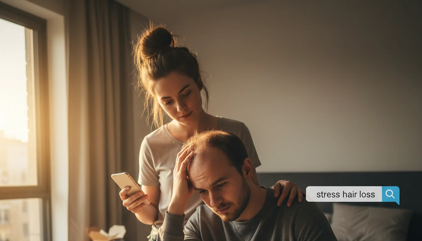 hair loss causes - relevant illustration