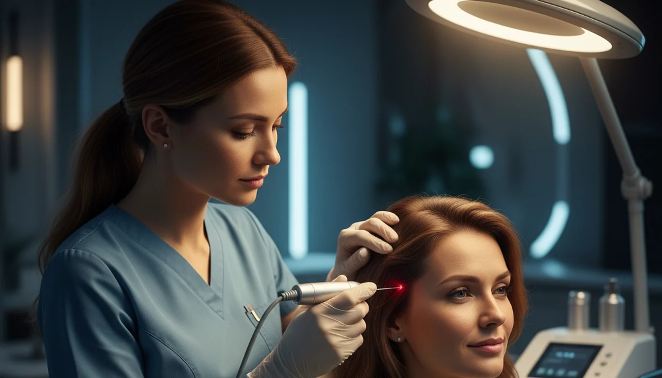 hair loss treatment for women - relevant illustration