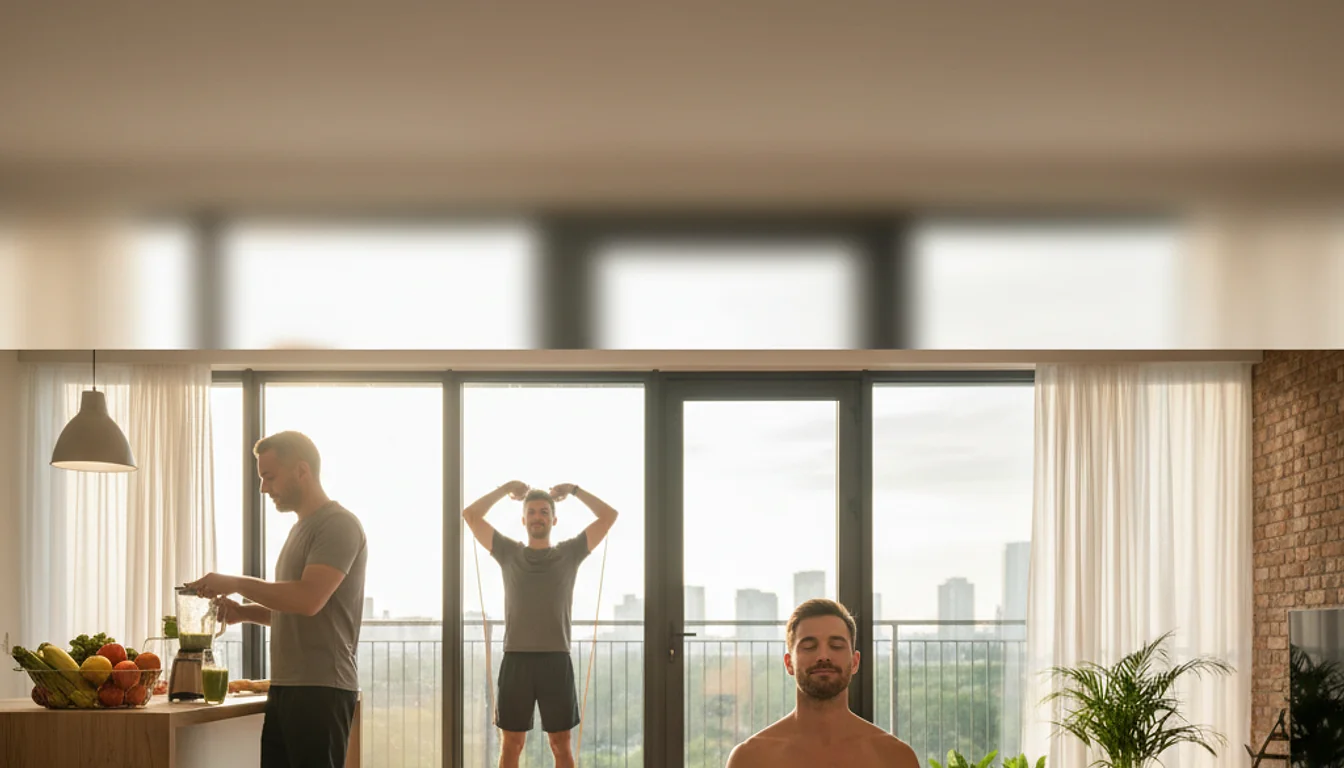 how to be healthy men - relevant illustration