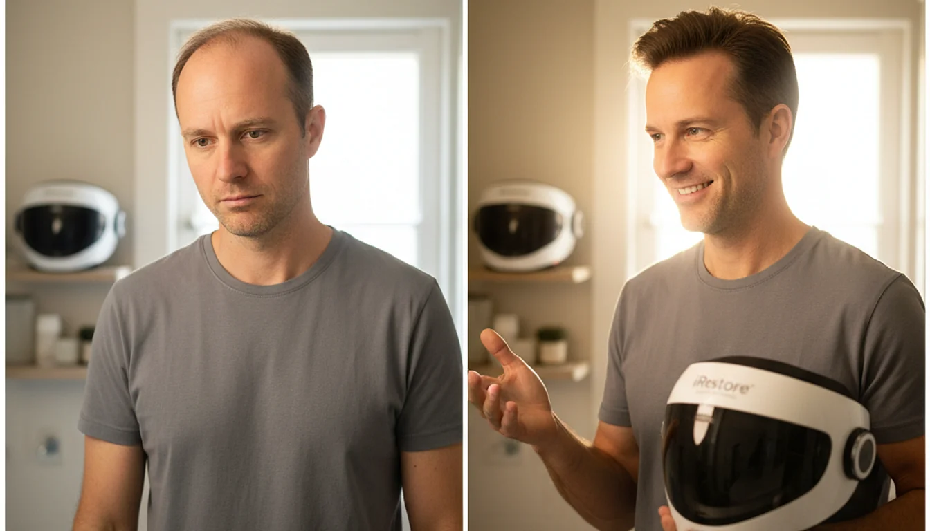 iRestore Laser Helmet Review: Before and After 6 Months - relevant illustration